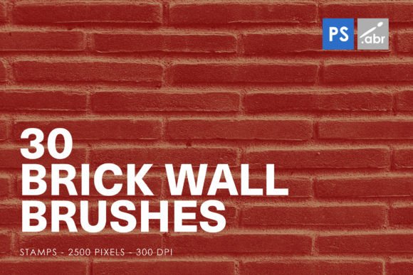30 Brick Wall Photoshop Stamp Brushes: Practical Uses for Digital Creators