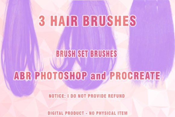 Elevate Digital Portraits with Pro Hair Brushes