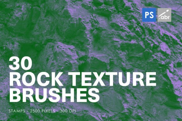 Elevating Digital Design with High-Resolution Rock Texture Photoshop Stamp Brushes