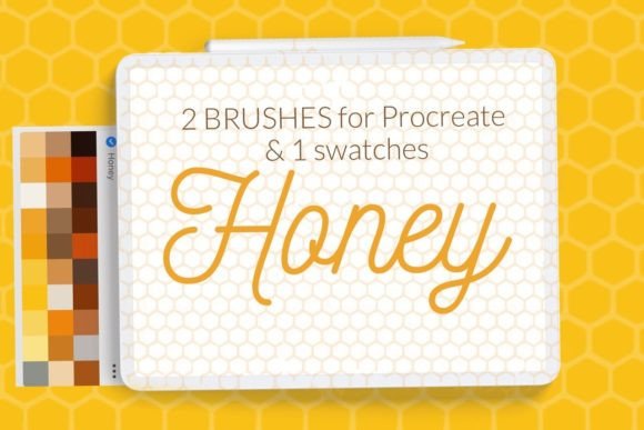 Elevating Digital Textures with Honeycomb Pattern Brushes for Procreate