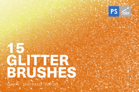 Enhancing Digital Designs with 15 Glitter Paper Photoshop Stamp Brushes