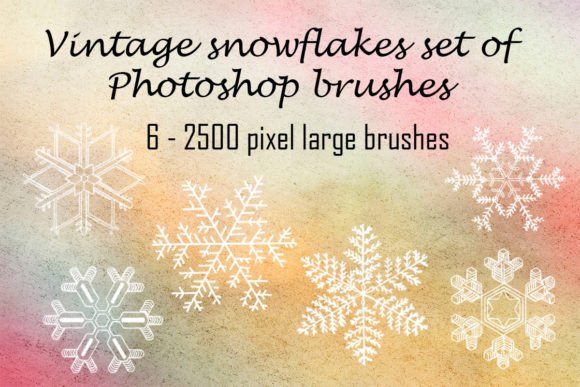 Evaluating the Vintage Snowflakes Set Photoshop Brushes for Winter Design