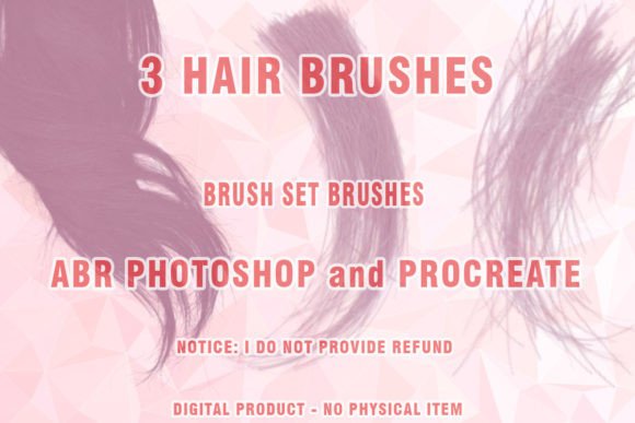 Hair Brushes Procreate and Photoshop 38: Elevating Digital Hair Artistry