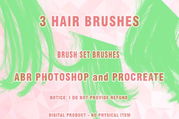 Hair Brushes Procreate and Photoshop 57: A Practical Guide to Digital Hair Rendering