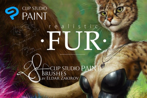 Realistic FUR Brushes 4CLIP STUDIO PAINT: Integrating Specialized Assets into Your Digital Art Workflow