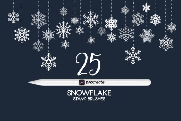 Unlocking Winter Magic with Snowflake Procreate Stamp Brushes